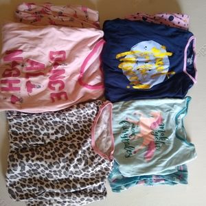 Oshkosh long sleeve girl pajamas sets